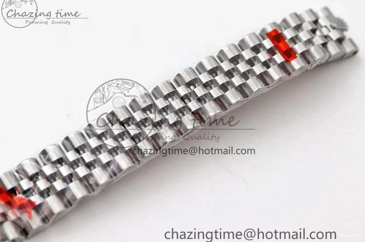 Dial Steel DateJust 28 SS Silver 1:1 NH05 Bracelet 904L on TWF President Best Lady Edition 0207